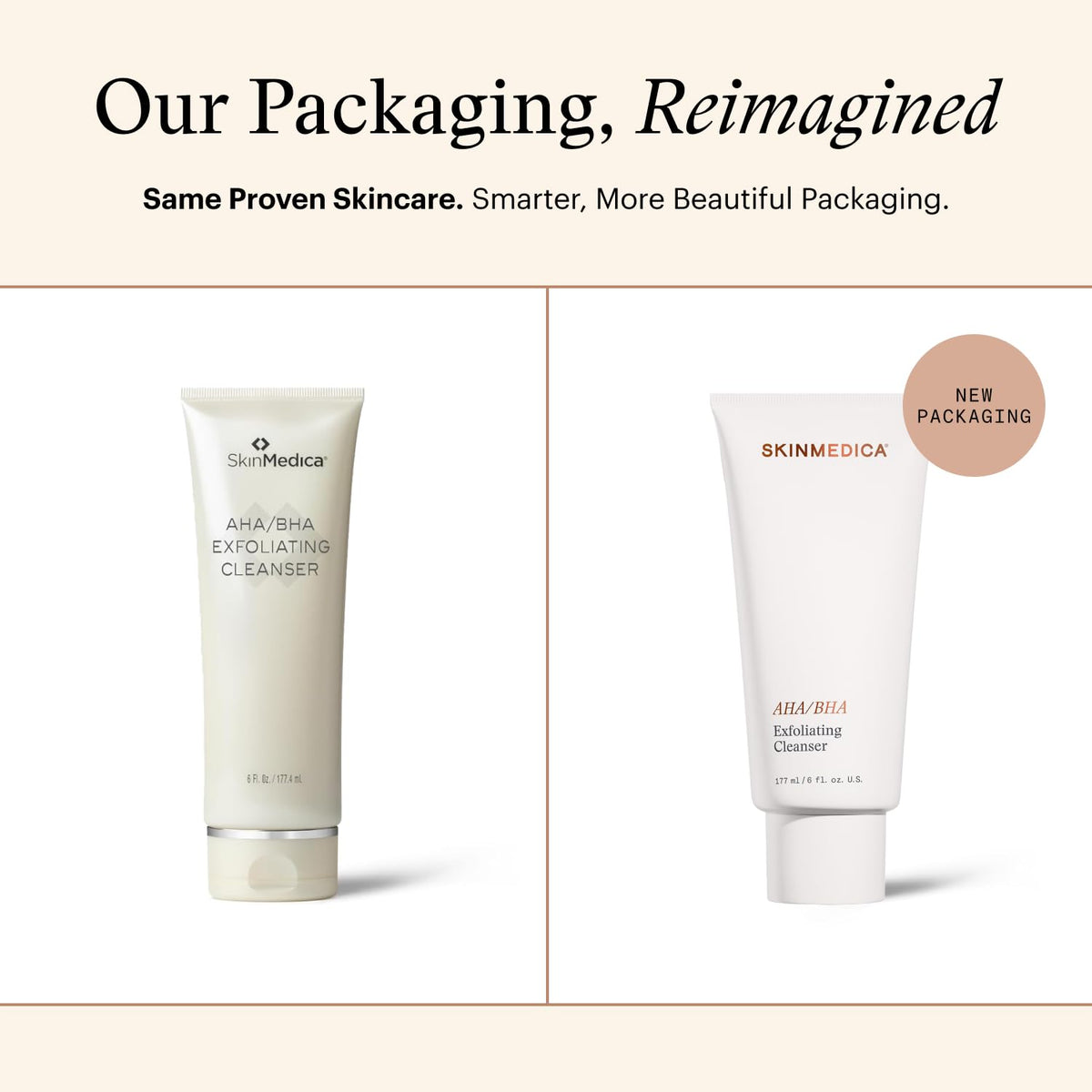 SkinMedica AHA BHA Exfoliating Face Wash Gentle Facial - SkinMedica Official Imagery - 3