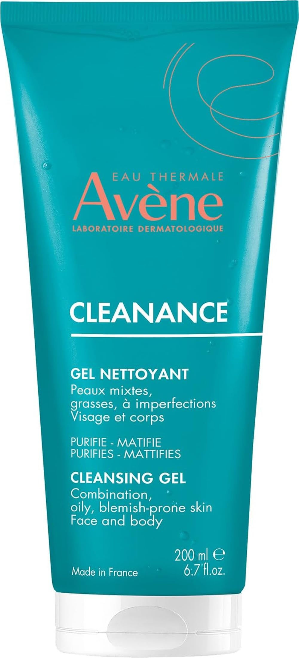 Av ne Cleanance Cleansing Gel Soap Free Cleanser for Acne - Eau Thermale Avène Official Imagery - 4