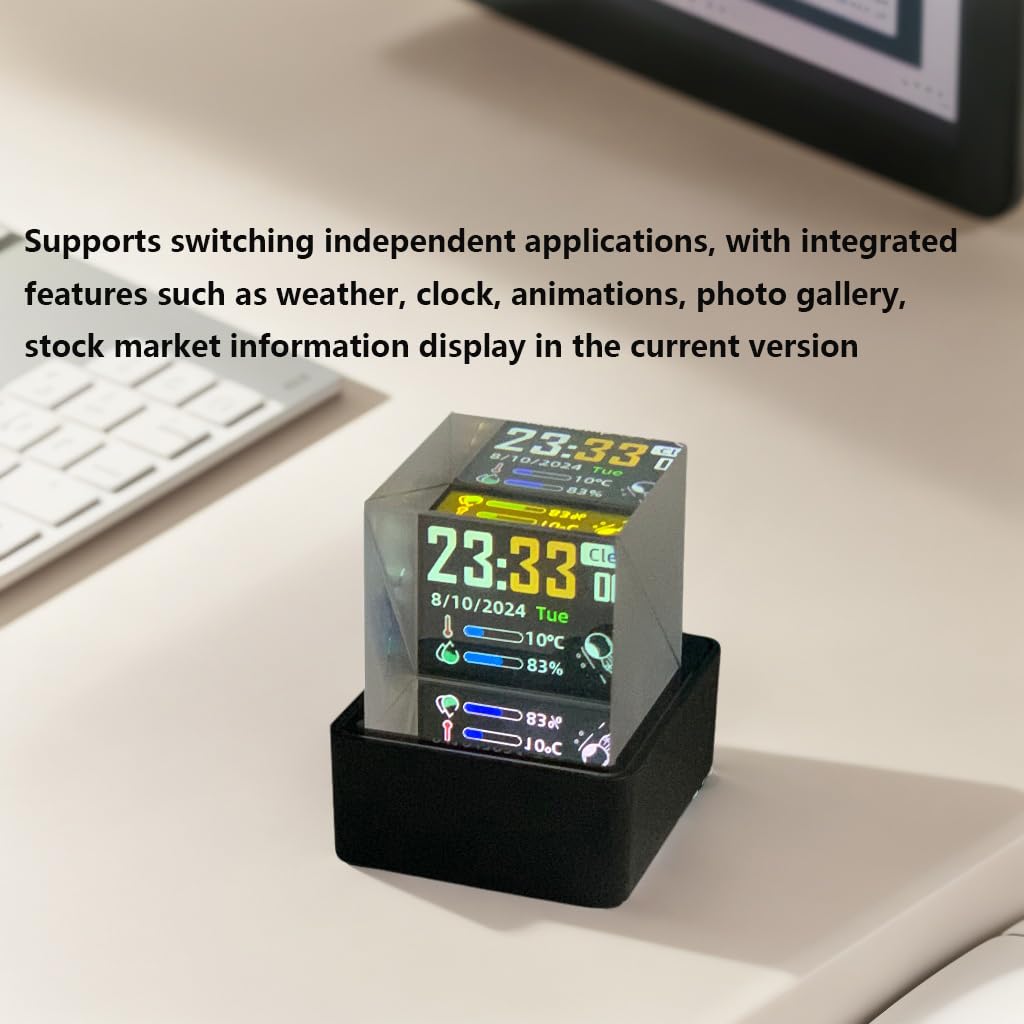 HolaCube WiFi Holographic Crystal 3D Photo Display Smart - MLWSHR Official Imagery - 4