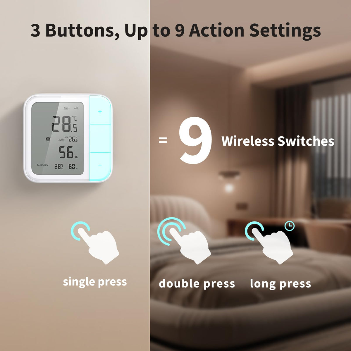 Aqara Thread Zigbee Smart Climate Sensor W100 Wireless - Aqara Official Imagery - 4