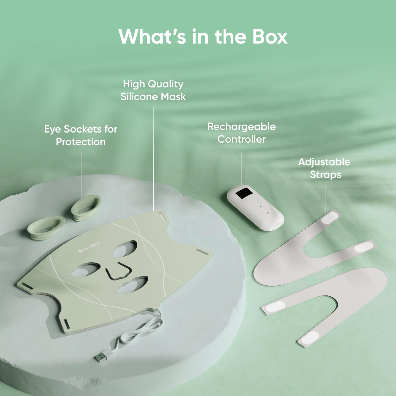 Nanoleaf FDA - Cleared LED Light Therapy Face Mask wi - Nanoleaf Official Product View 10