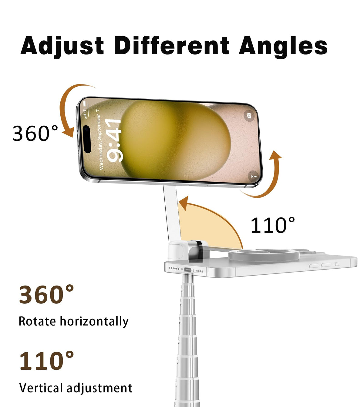 TONEOF 68 Magnetic Aluminum Phone Tripod Selfie Stick for - TONEOF Official Imagery - 6