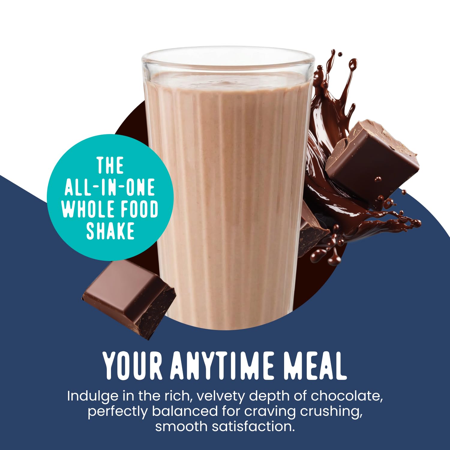 FlavCity Chocolate All in One Protein Shake Powder - On the Go Me - FlavCity Official Product View 2