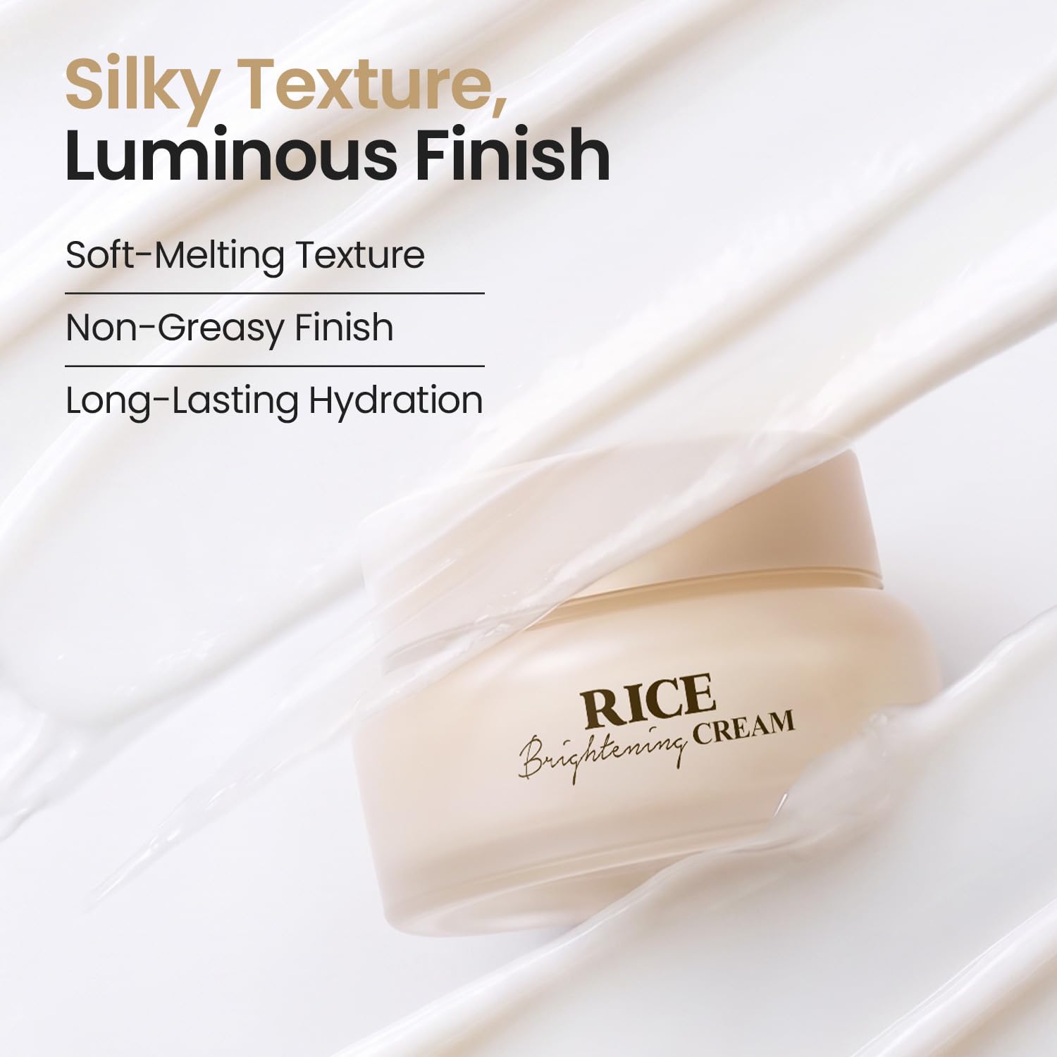 SKINFOOD Rice Brightening Cream, Korean Face Moisturizer with 48 Hours Fermented Rice Water, Korean Skin Care Rice Moisturizer for Natural Glow Glass Skin, Nourishing, Vegan, 60ml/2fl.oz. - SKINFOOD 1957 Official Product View 6