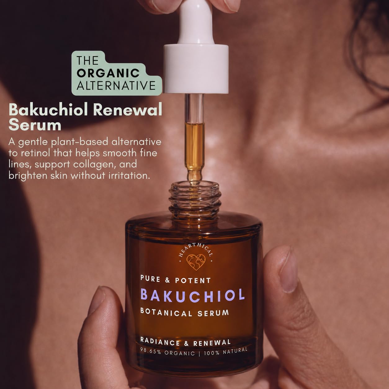 Hearthical Organic Bakuchiol Serum For Face With Sea Buckthorn - Natural - Hearthical Official Product View 5
