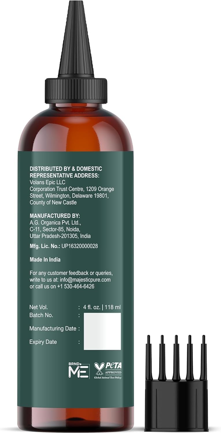 Majestic Pure Rosemary Hair Oil with Biotin - 4 Fl Oz - Majestic Pure Official Product View 10