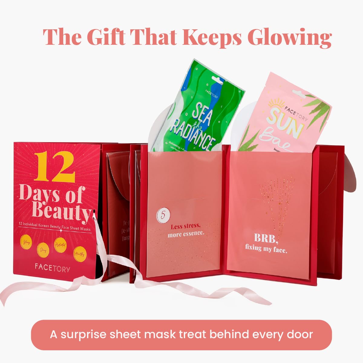 FACETORY 12 Day Korean Face Mask Gift Set Hydrating Soothing - FACETORY Official Imagery - 5