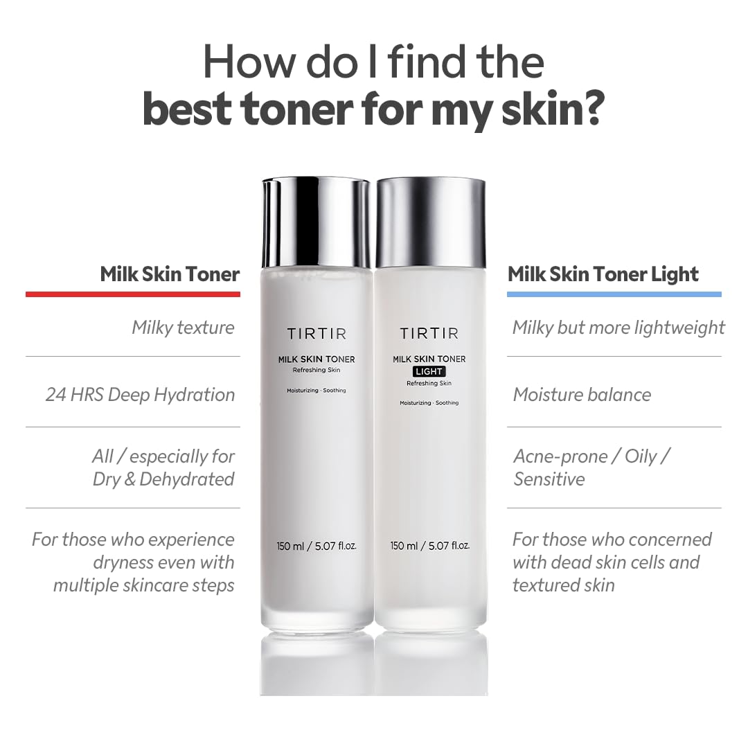 TIRTIR Milk Skin Rice Toner Light - TIRTIR