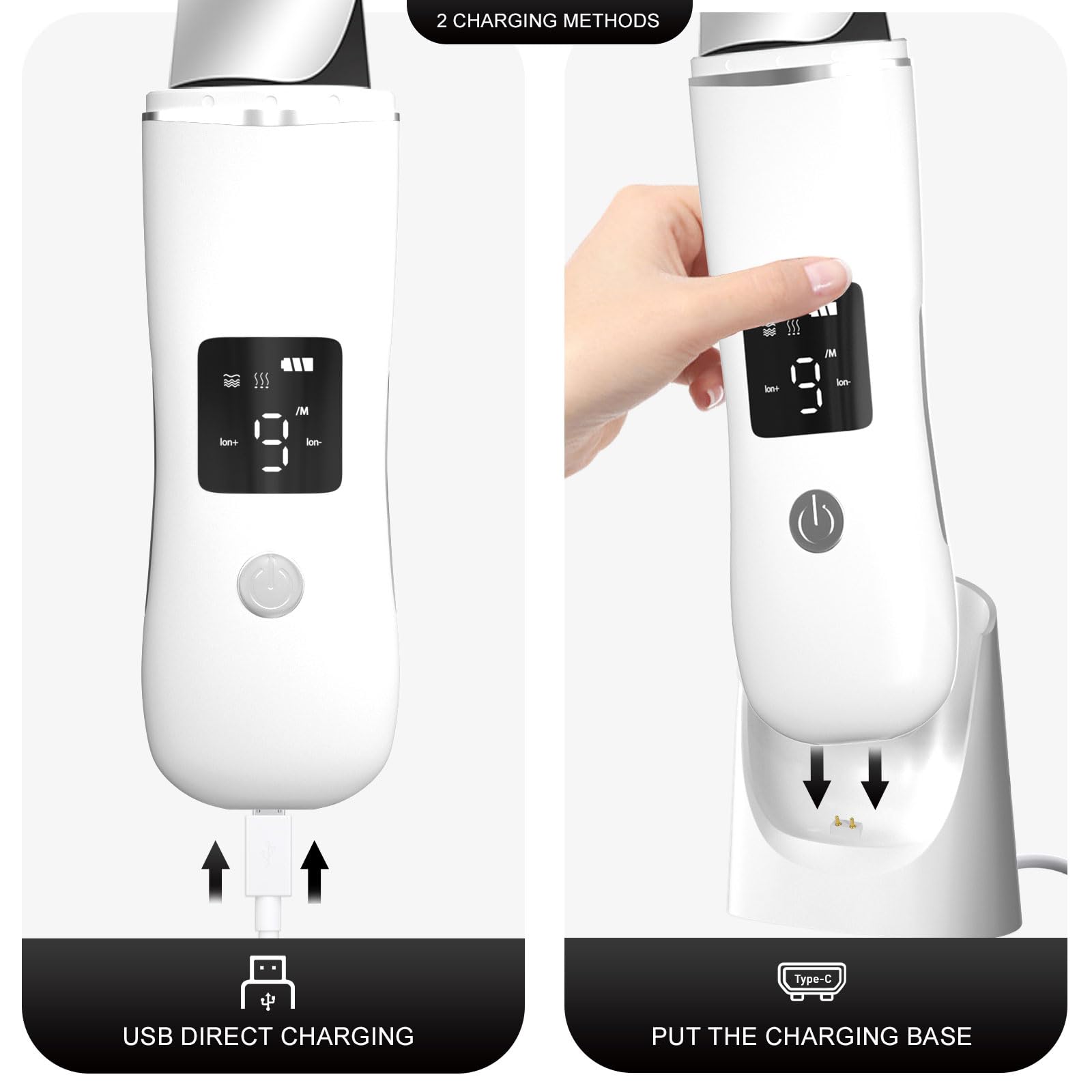 Face Scrubber Skin Spatula Blackhead Remover with 4 Modes - FENNIDICE Official Imagery - 6