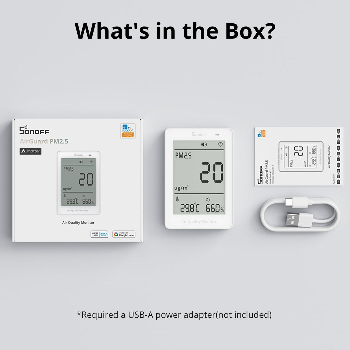 SONOFF SAWF 07P Smart Indoor Air Quality Monitor with PM2 5 - SONOFF Official Imagery - 8