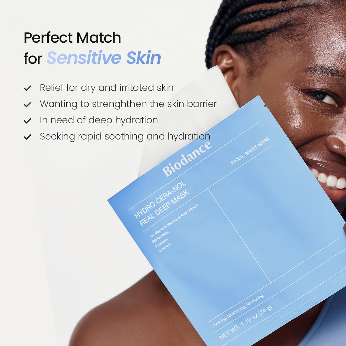 BIODANCE Hydro Cera nol Real Deep Mask Hydrating Overnight - BIODANCE Official Product Imagery - 7