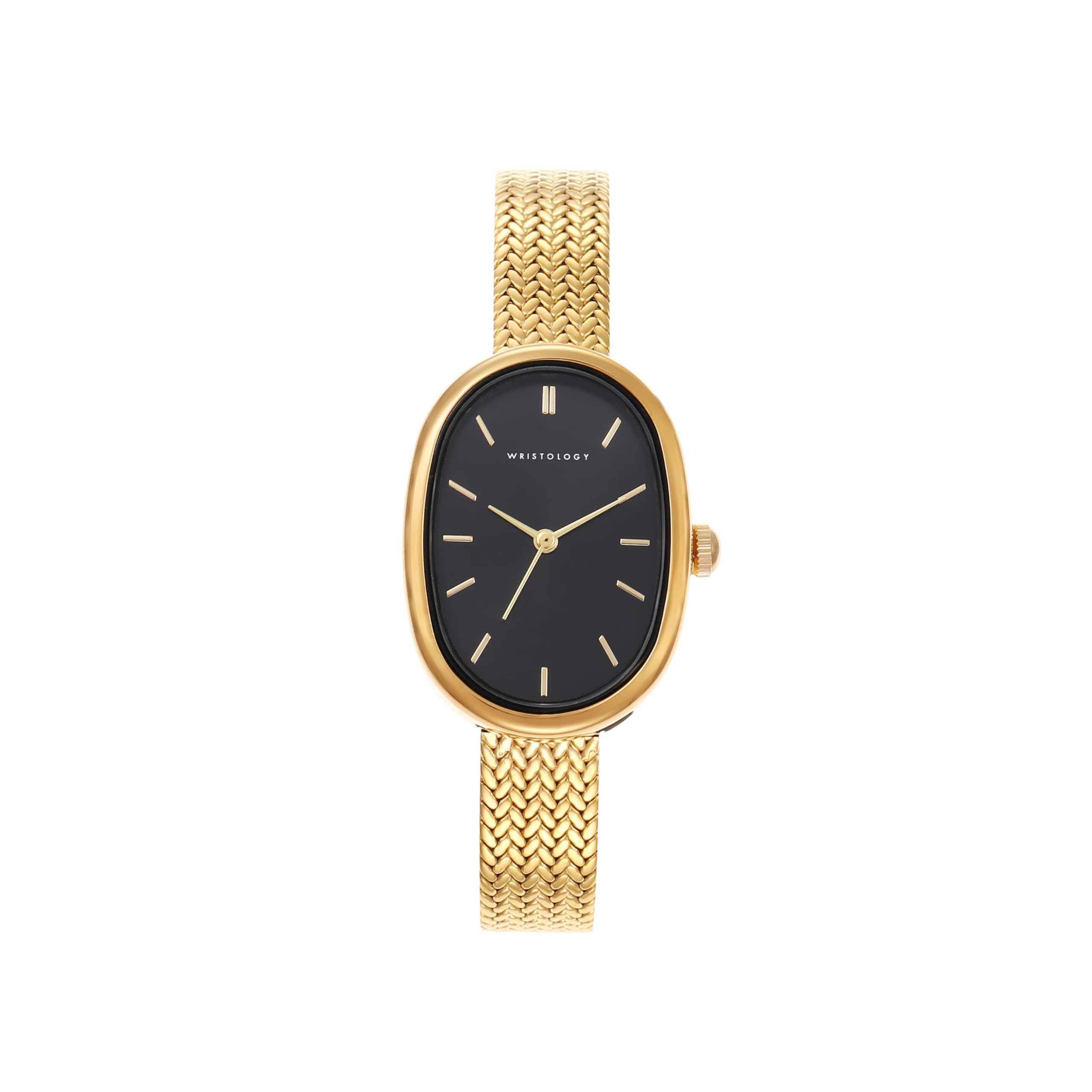 Oval Womens Watch Vintage Style Interchanageable Band Adjustable - Product Imagery
