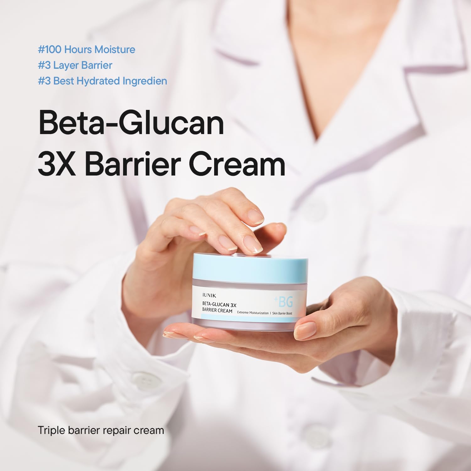 IUNIK Beta-Glucan 3X Barrier Cream - Deep Hydration & Repair 1.69 fl oz - IUNIK Official Product View 5