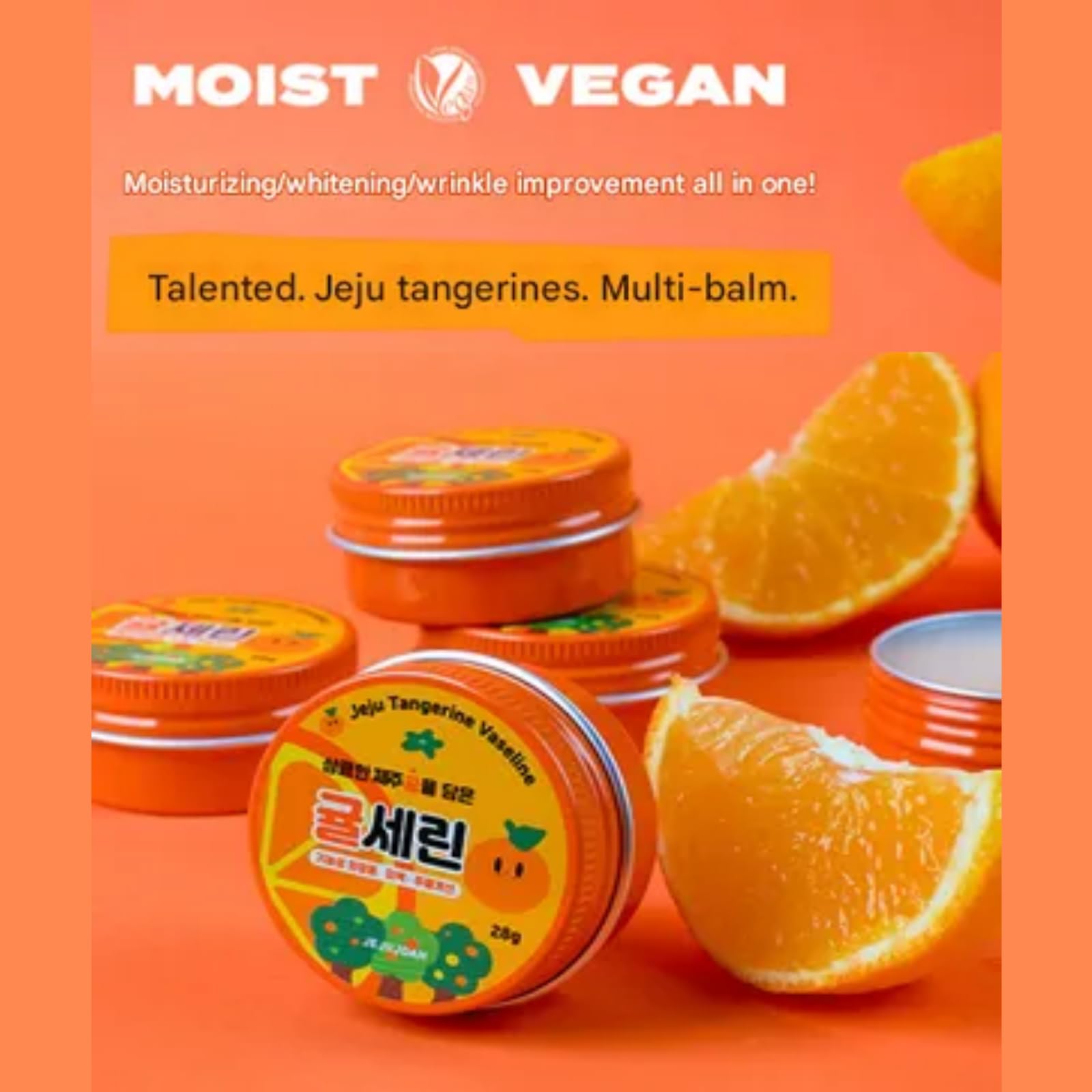 JEJUJOAH All-in-One Jeju Tangerine Lip Balm & Body Butter – Hydrating - View 2