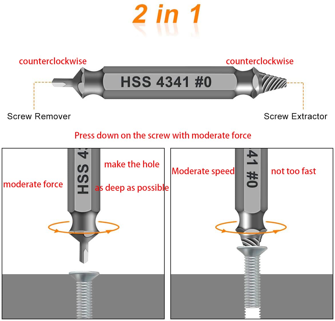 THOSAF Damaged Screw Extractor Set,Christmas Stocking Stuffers fo by THOSAF - Angle View 3