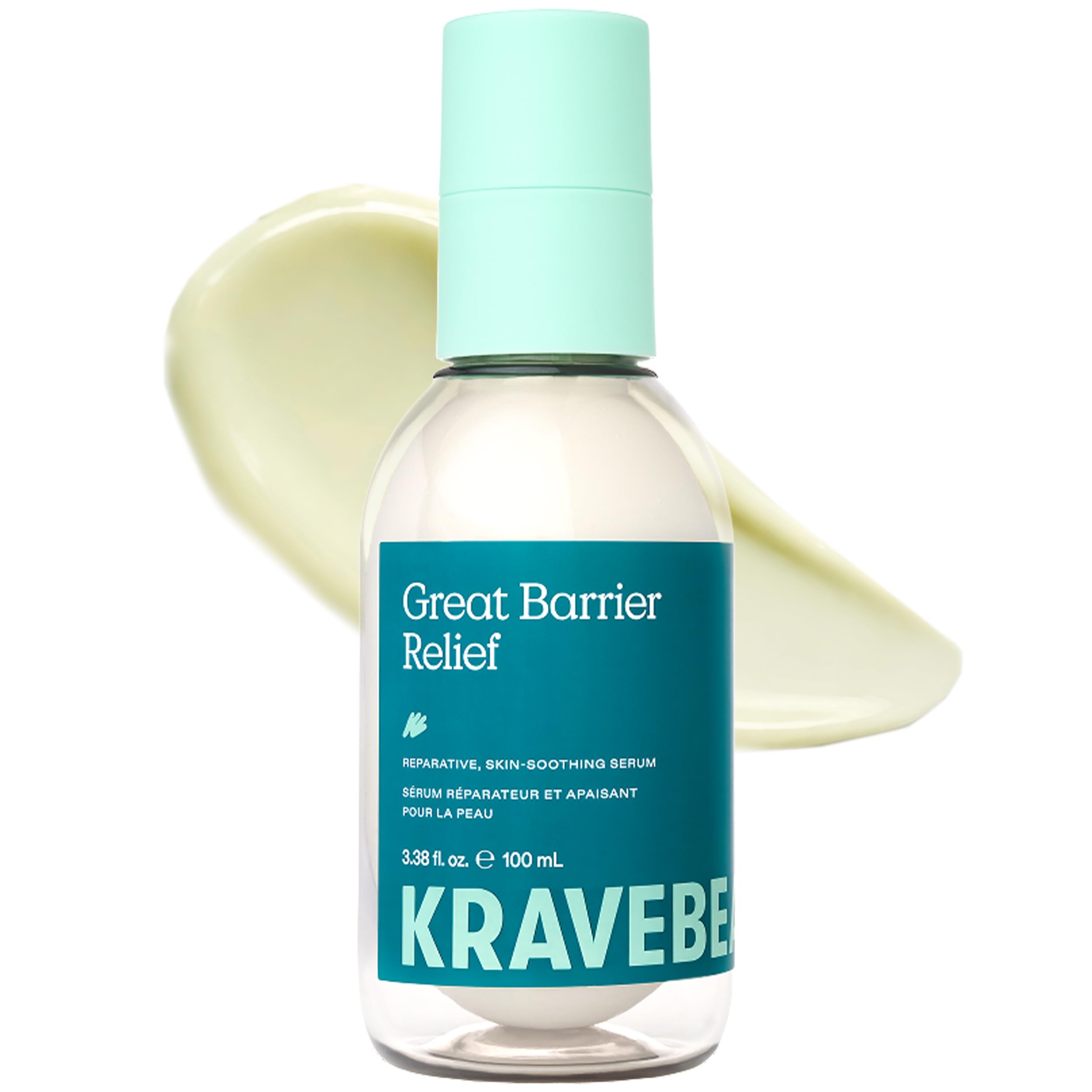 KraveBeauty Great Barrier Relief Face Serum for Dry, Sensitive - KraveBeauty