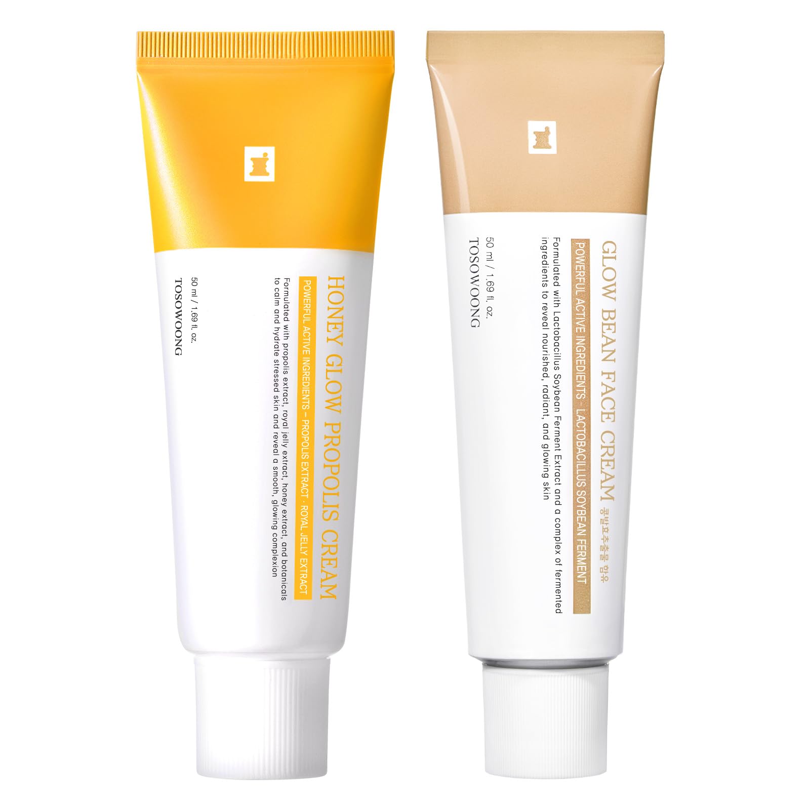 TOSOWOONG Glow and Nourish Duo, Honey 47% Propolis Cream and - TOSOWOONG