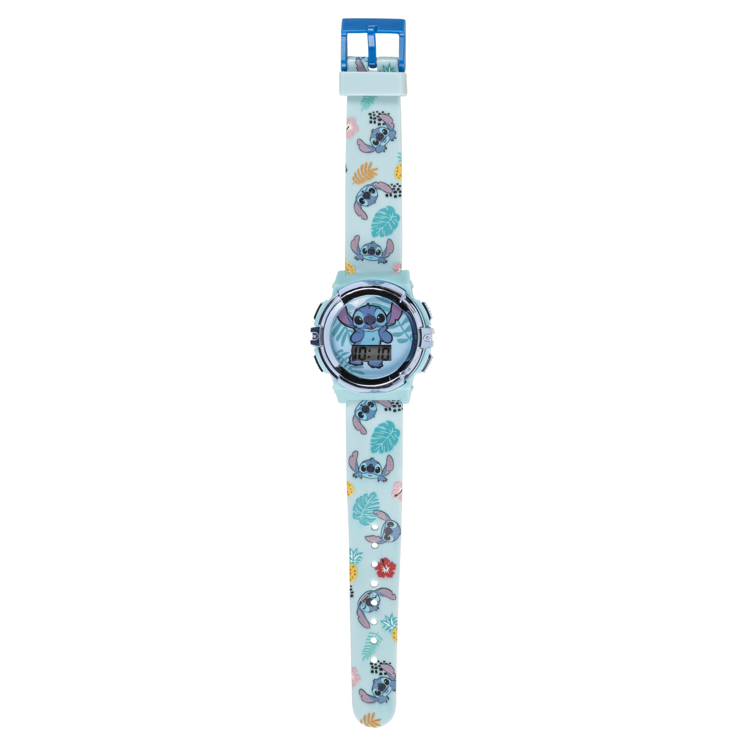 Accutime Disney Stitch Kids LCD Watch – Flashing Light-Up Dial, Digita - View 6