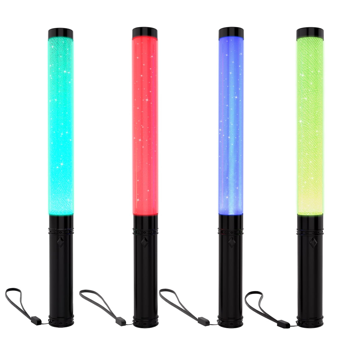 Reusable LED Glow Sticks Rechargeable 15Color Light Sticks - Bsgifts Official Imagery - 1