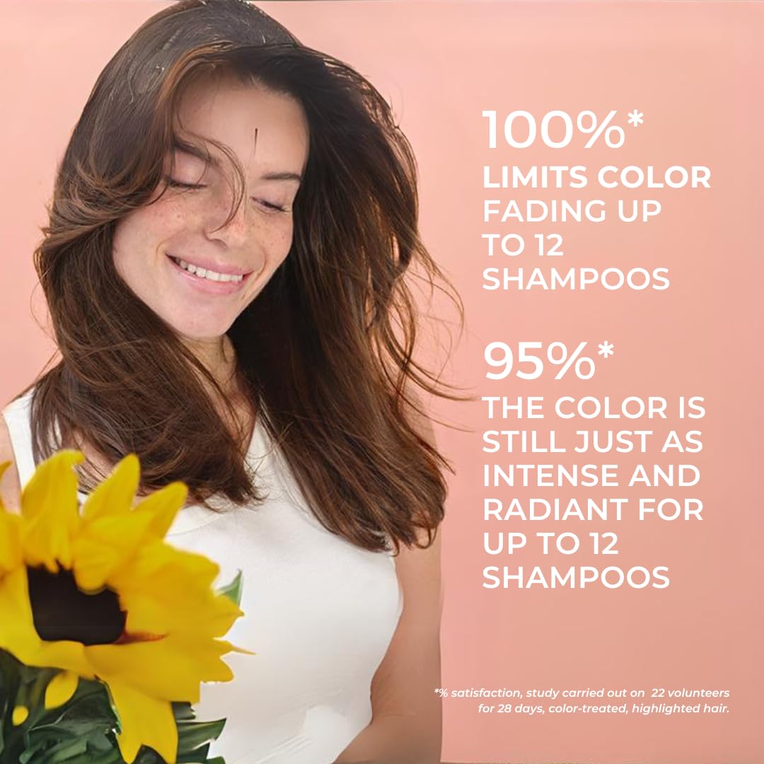 PHYTO Color Anti-Fade Shampoo for Color-Treated Hair | Sulfate-Free | Protects Color Intensity & Revives Radiance | Made in France | 8.45 fl oz