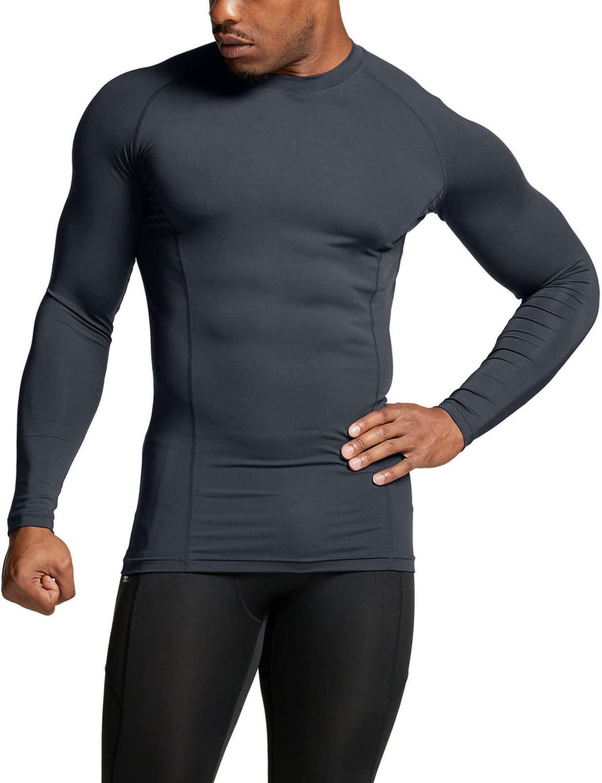 ATHLIO Men s UPF 50 Long Sleeve Compression Shirts Water - ATHLIO Official Imagery - 8