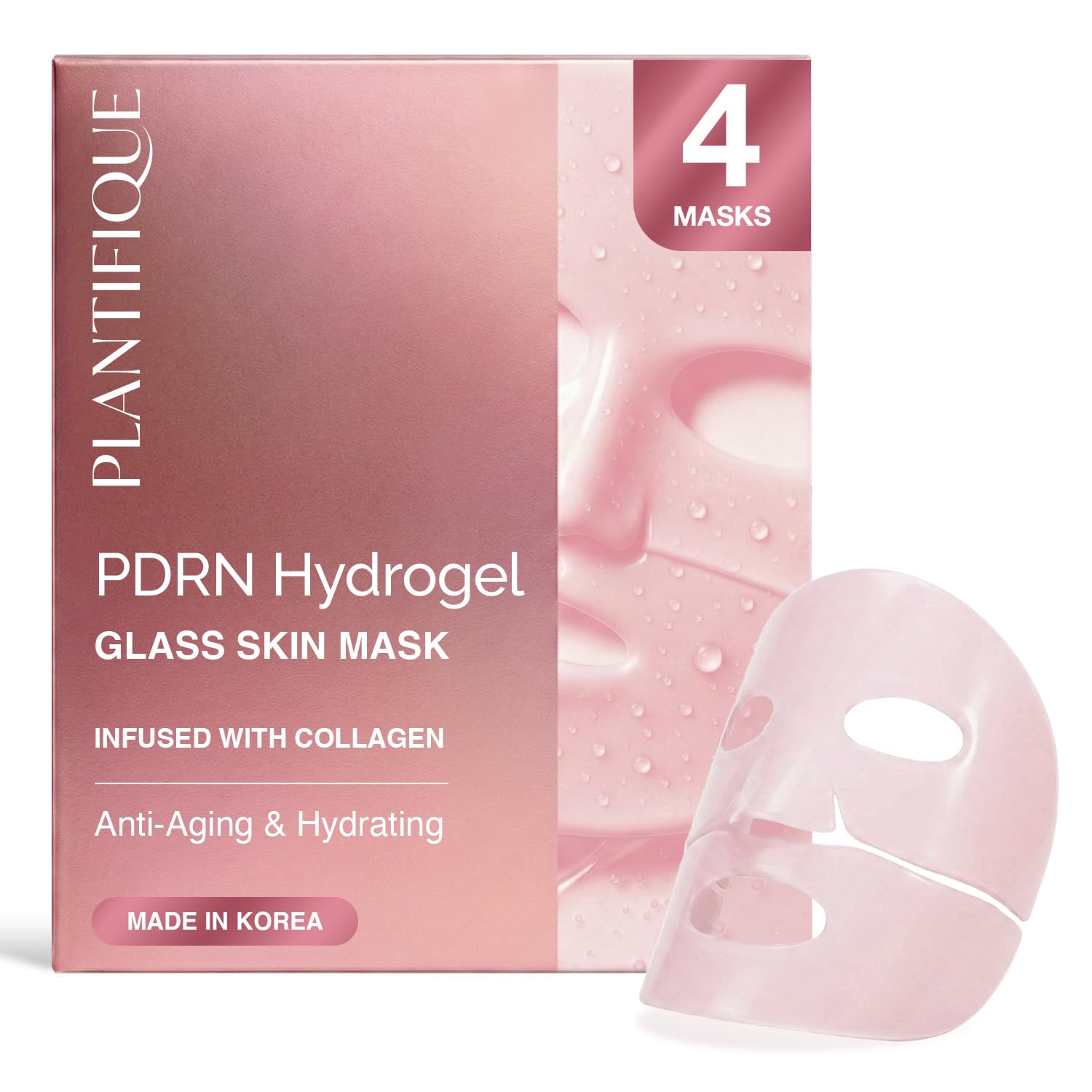 PLANTIFIQUE Korean Collagen Face Mask with Phyto-PDRN &amp; - PLANTIFIQUE