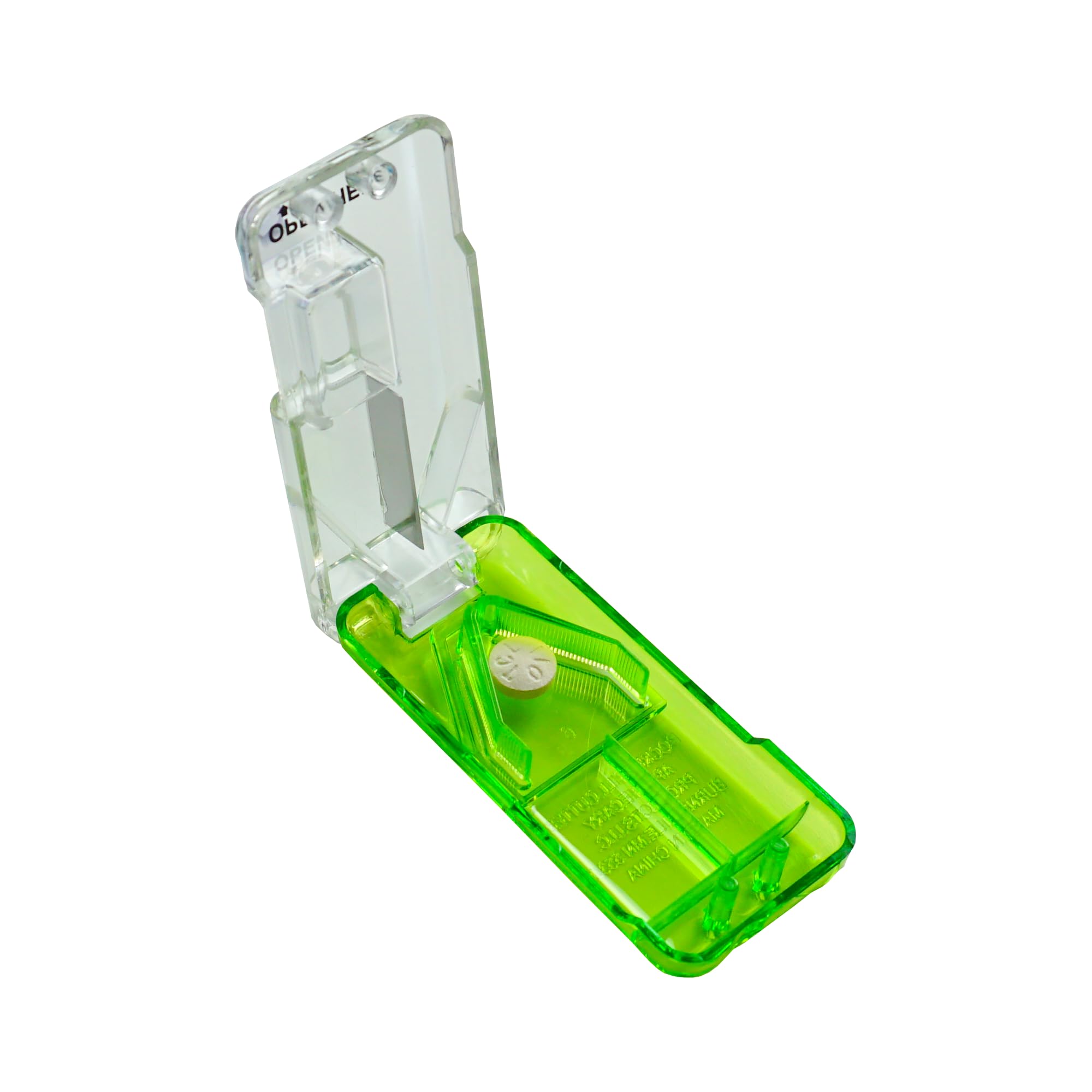 Ezy Dose Pill Cutter and Splitter with Built-in Pill Dispenser, E by EZY DOSE - Angle View 8
