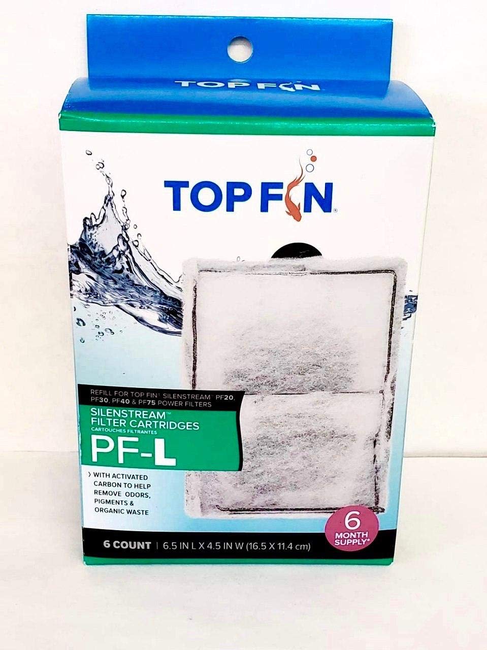 Top Fin Silenstream Large PF L Filter Cartridges Refill for - Top Fin Official Imagery - 1