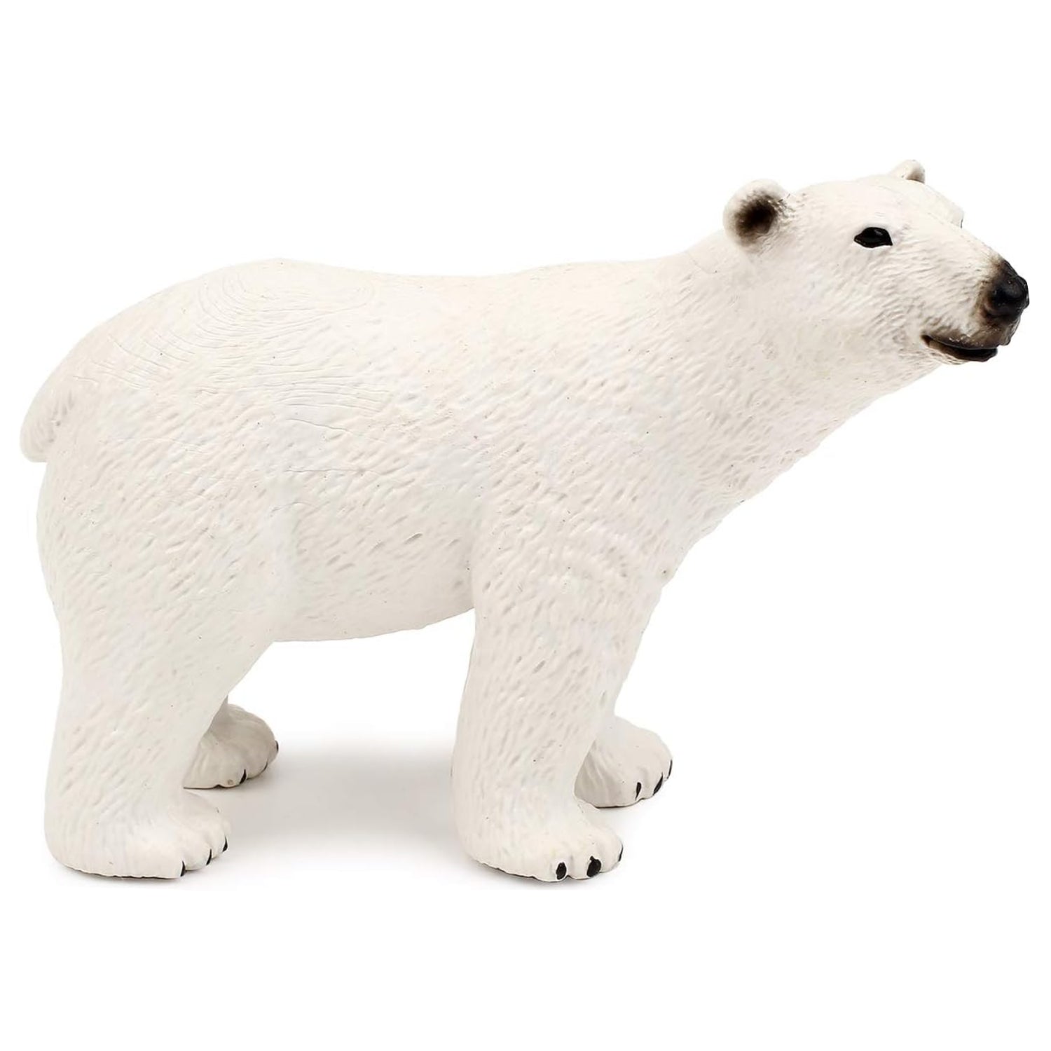 UANDME polar animal toy figurines set featuring polar bear family and emperor penguin family figures on a white background.