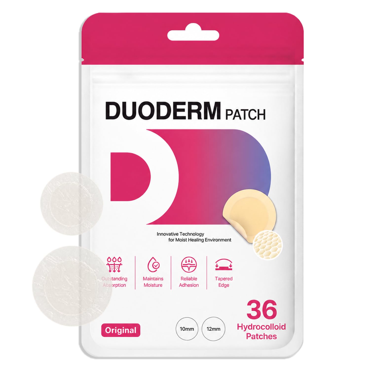 DuoDerm Original Spot Patches for Pimple 72 Count - DuoDerm Official Imagery - 8