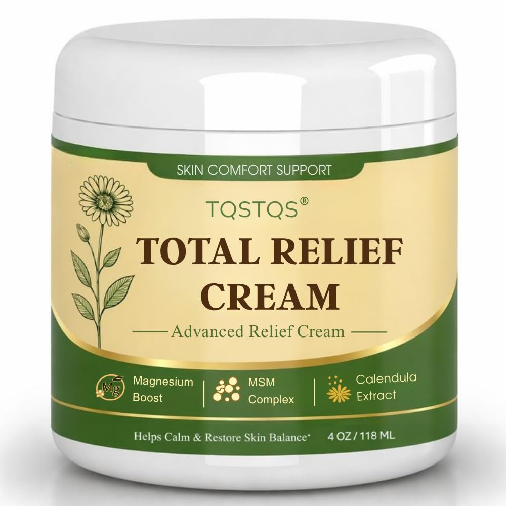 TQSTQS Magnesium Cream – Foot, Hand & Back Relief 4 oz