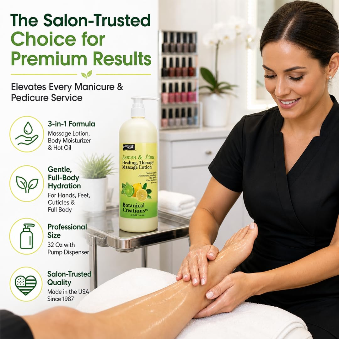 PRO NAIL Salon Massage Body Lotion Deep Moisturizing 32 oz - PRO NAIL Official Imagery - 4