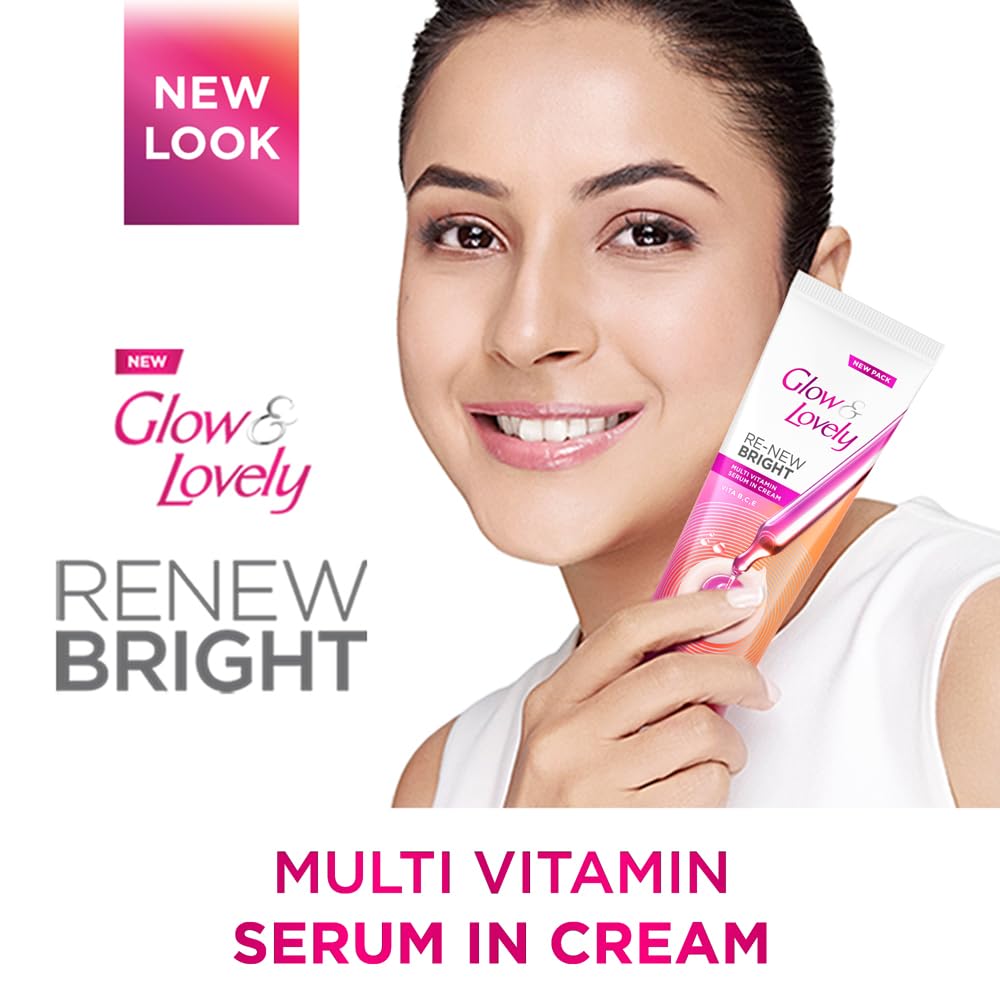 Glow Lovely Re New Bright Advanced Multi Vitamin Serum Cream - Fair & Lovely Official Product Imagery - 5