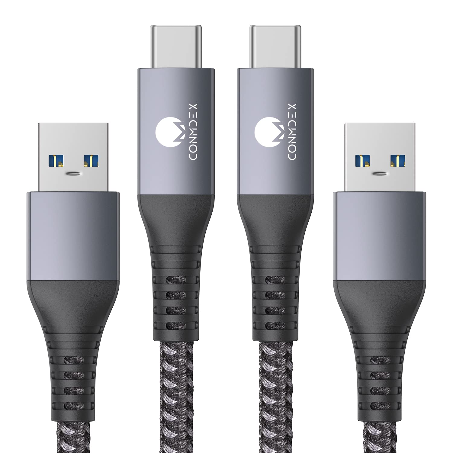 CONMDEX USB C Cable 10Gbps 6ft 2-Pack | USB 3.1 Gen 2