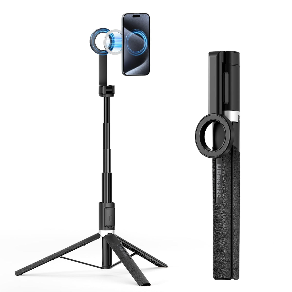 UBeesize Magnetic Tripod for iPhone with Remote 64 - UBeesize Official Imagery - 2