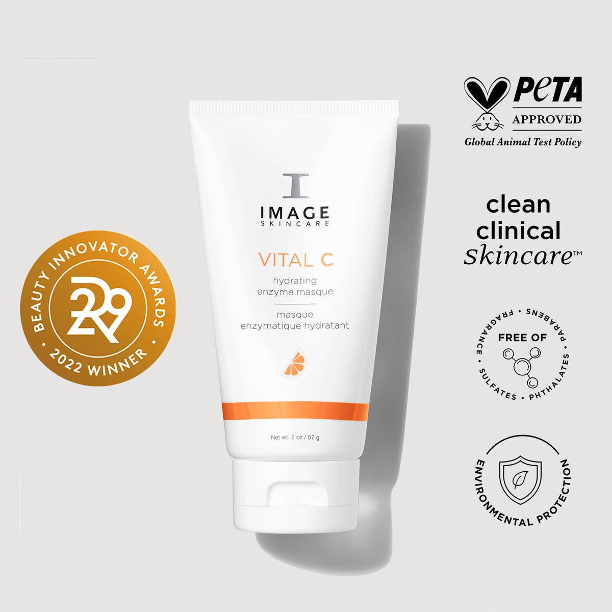 IMAGE Skincare VITAL C Hydrating Enzyme Masque 2 oz - Premium Selection Official Imagery - 7