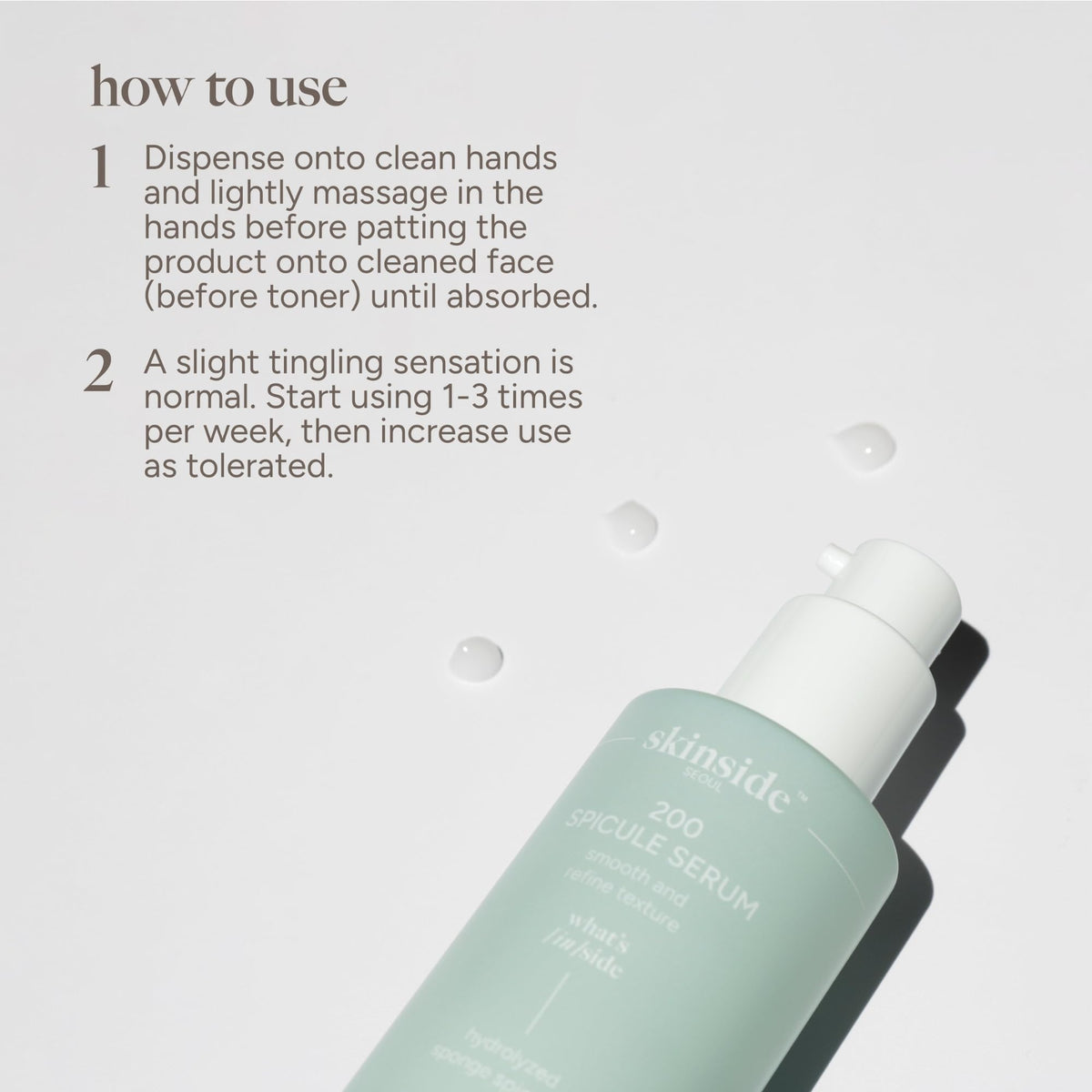 Spicule Serum Texture Refining Korean Serum - skinside SEOUL Official Imagery - 6