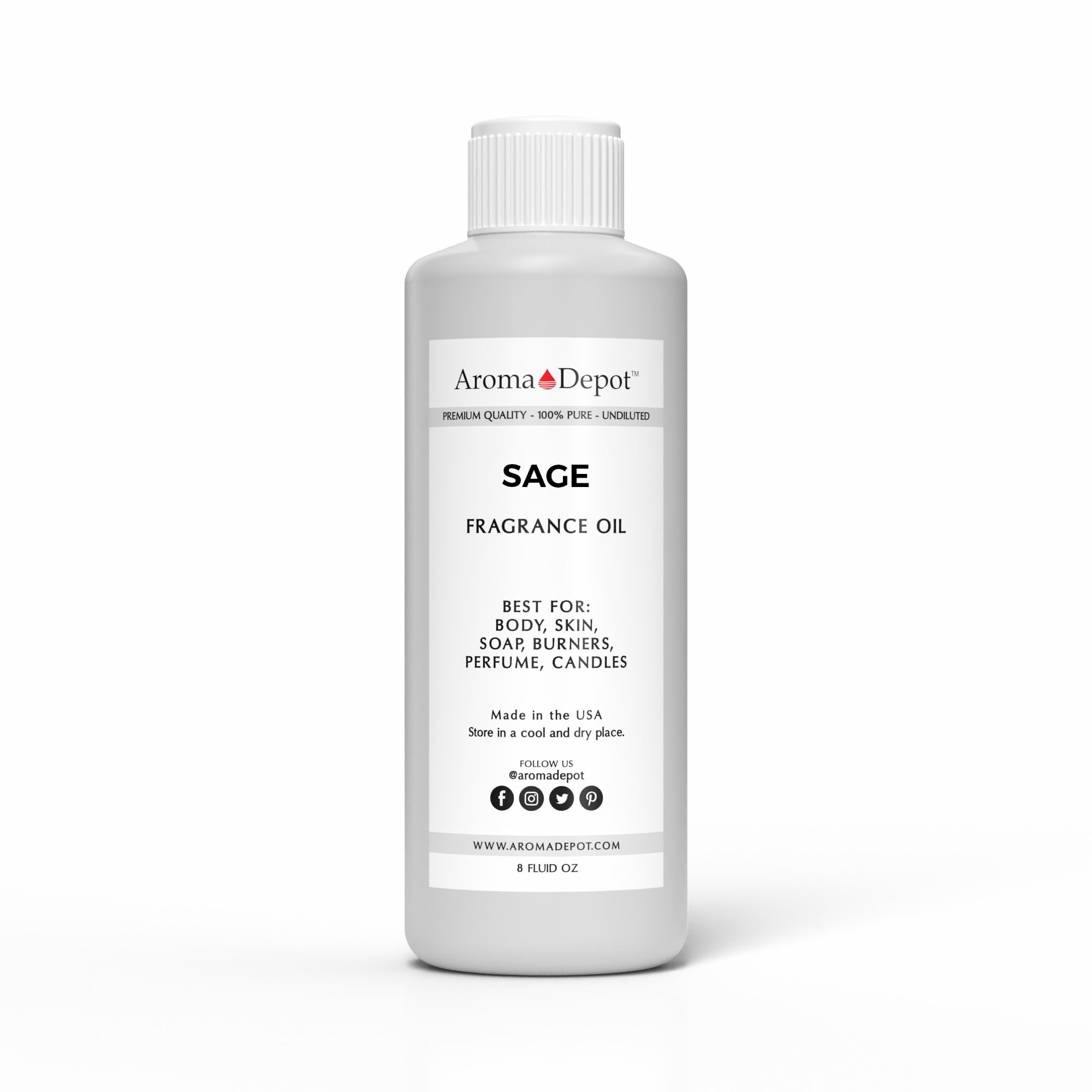 Aroma Depot Sage Type Perfume/Body Oil (7 Sizes) Our - Product Imagery