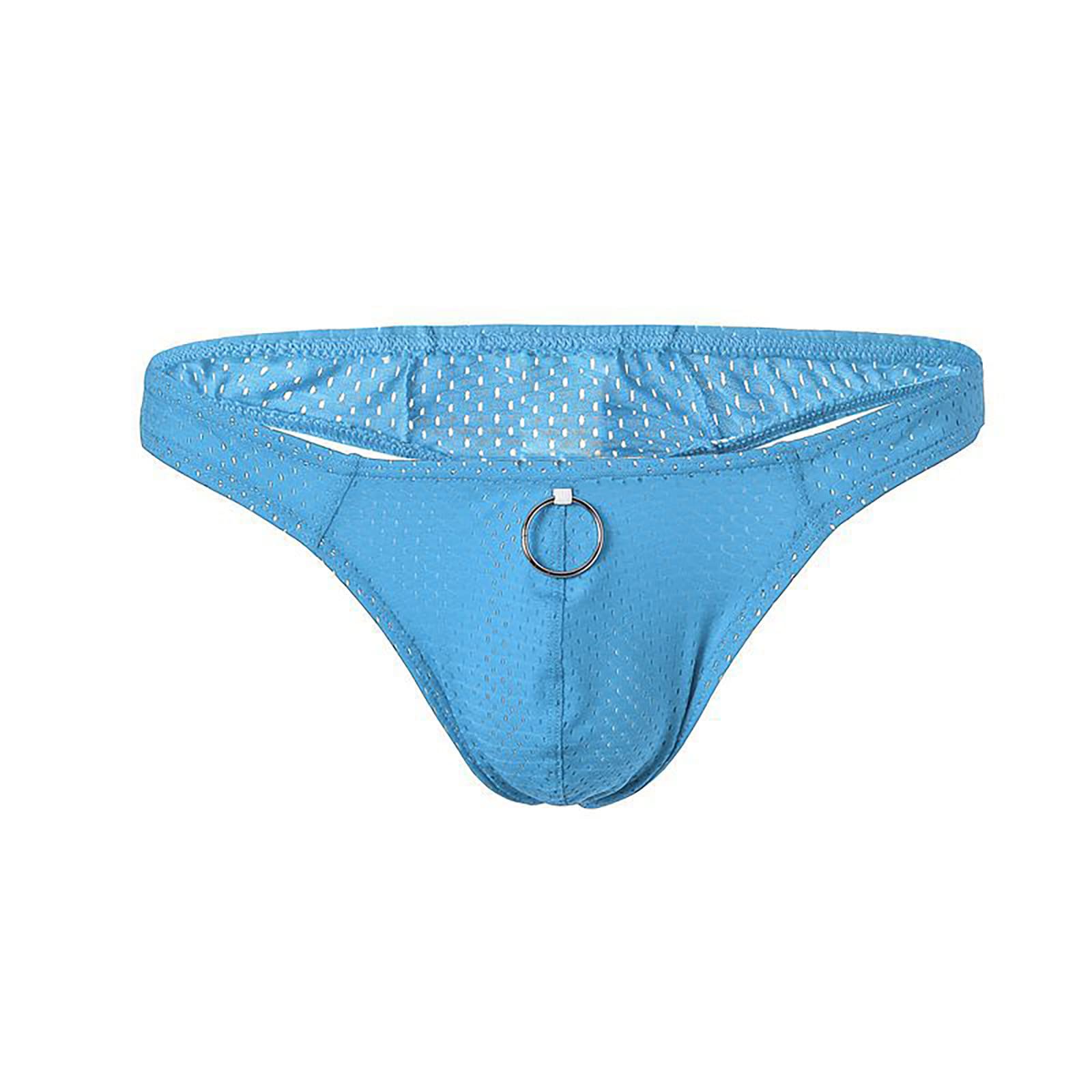 Mens Breathable Briefs with O Ring Mesh Moisture Wicking Underwear Spo - View 6