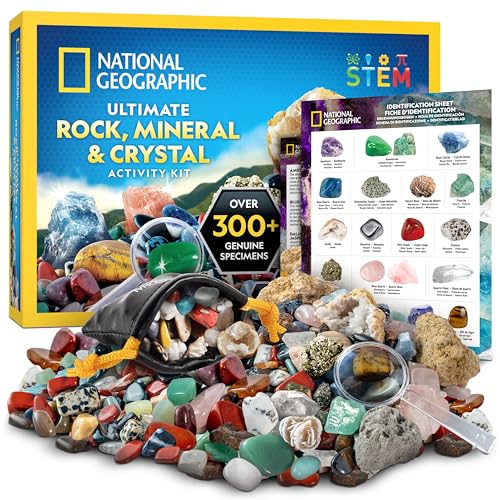 National Geographic Rock Collection with 300+ Gemstones and - Product Imagery