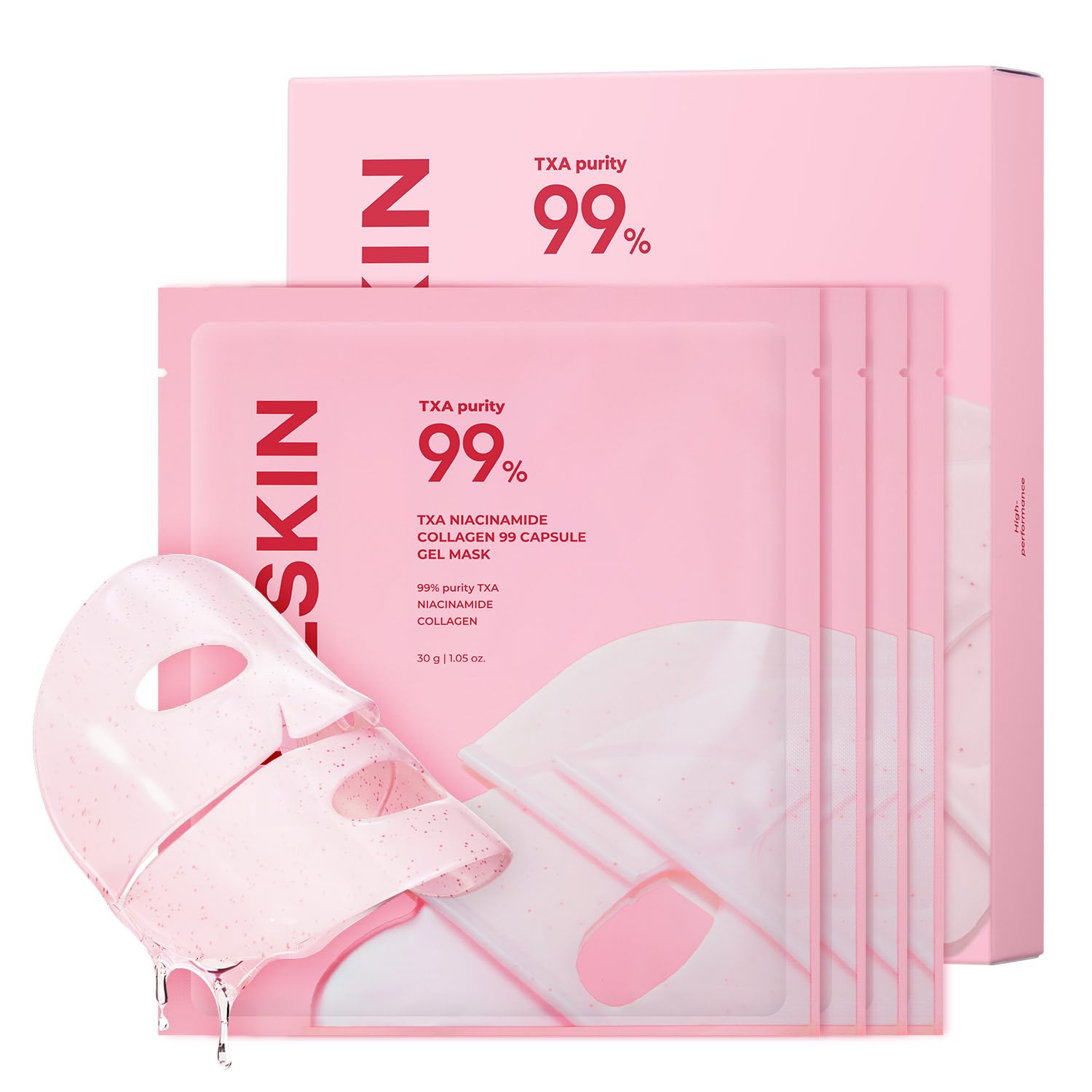 APRILSKIN TXA Pink Capsule Gel Mask 4EA - APRILSKIN