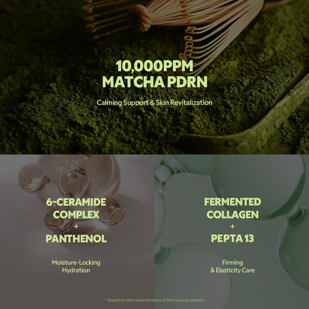 TIRTIR Matcha PDRN Calming Cream 1.69 Fl Oz | 24H Hydrating Korean Cruelty Free Moisturizer Daily Skin Care for Sensitive to All Skin - TIRTIR Official Product View 5