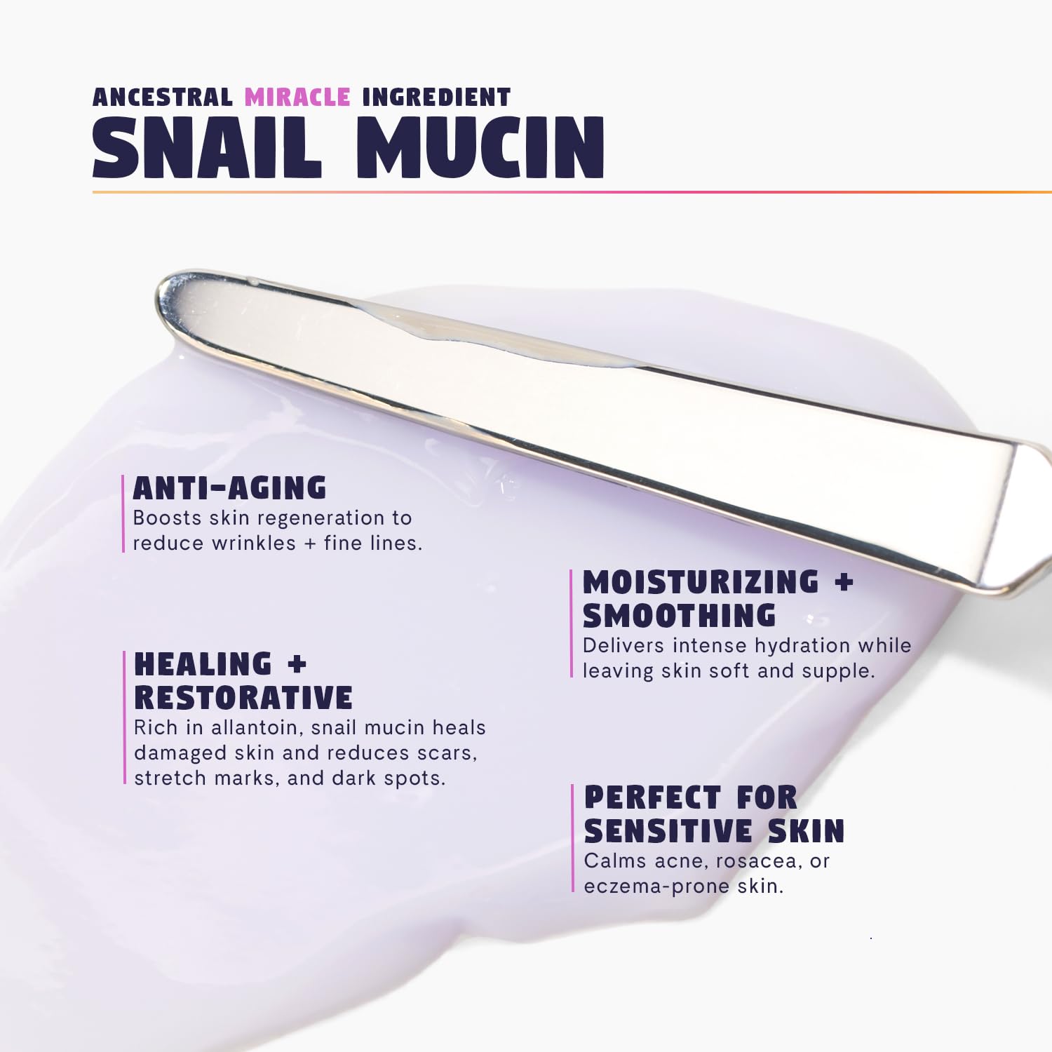 Moon Milk Snail Mucin Moisturizer Gel Cream 3.52 Oz - Zen Dew
