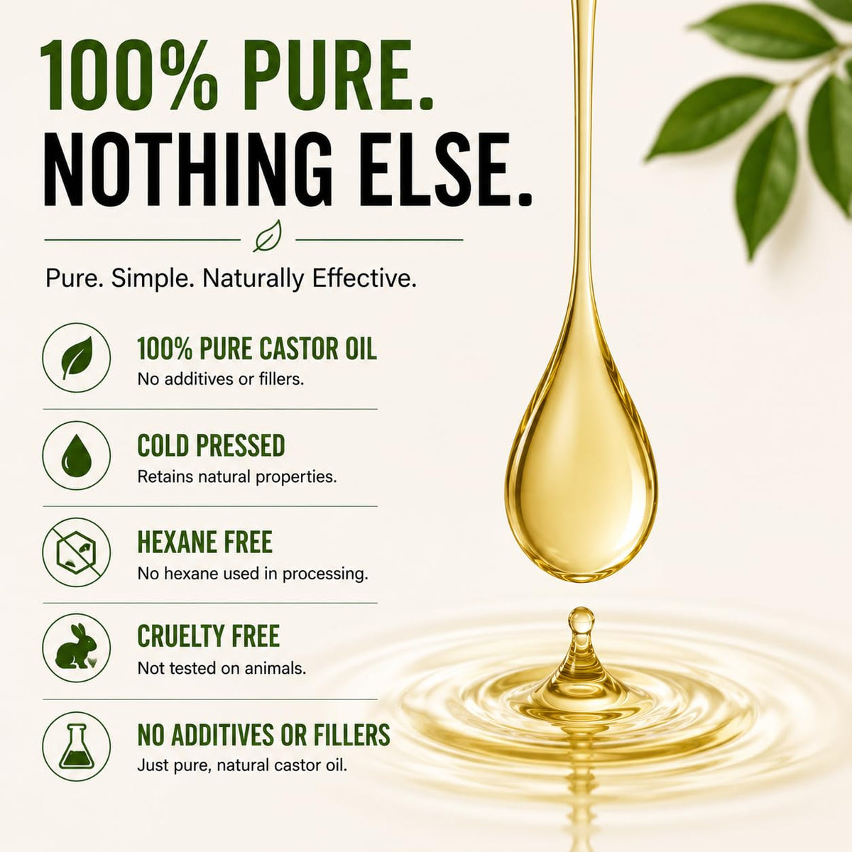 Aria Starr Castor Oil Cold Pressed - Aria Starr Beauty Official Imagery - 4