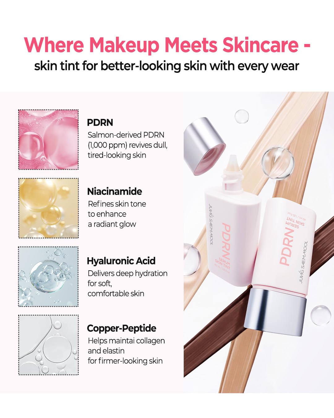 PDRN Serum Skin Tint - JUNG SAEM MOOL Official Imagery - 7