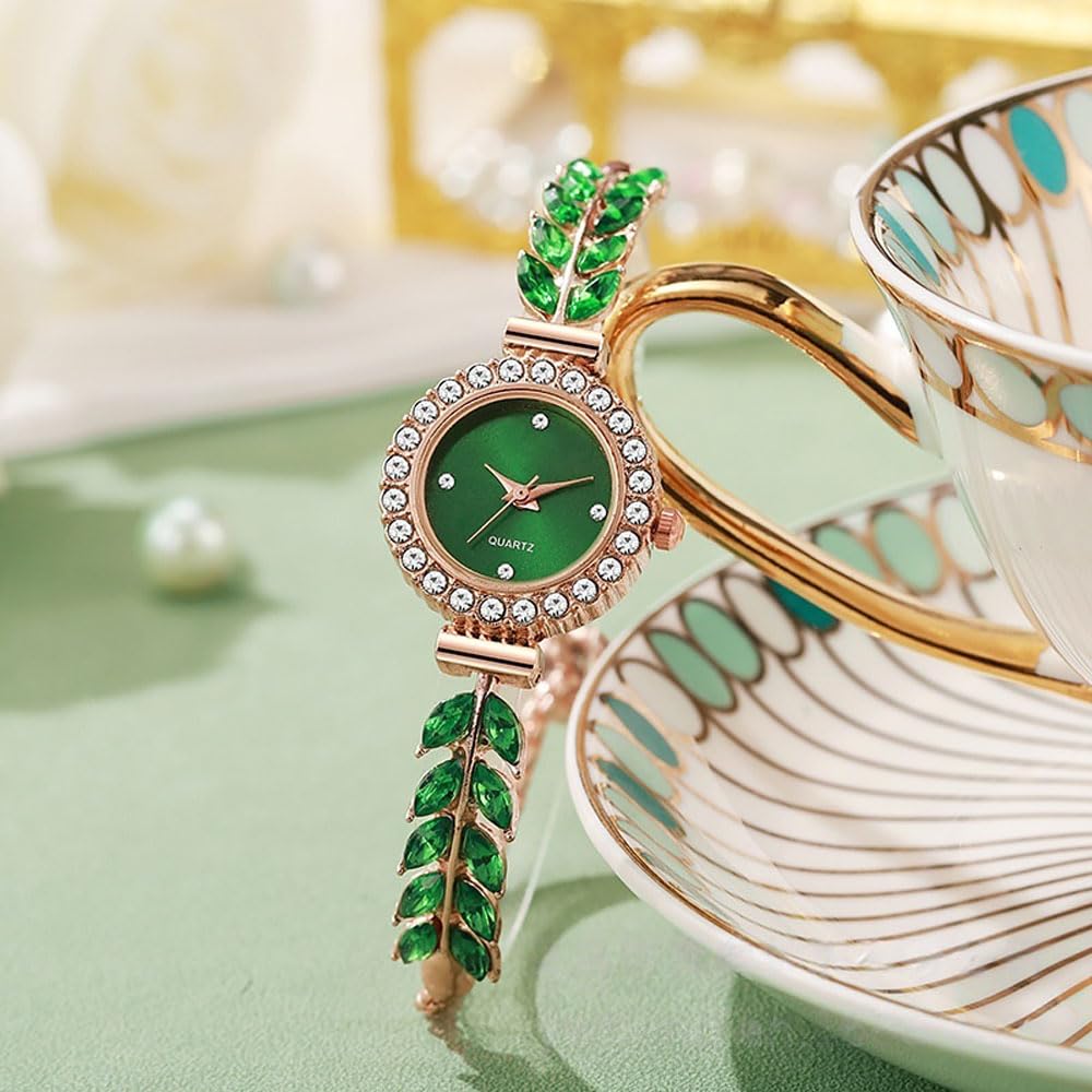 6 Pack Watch Set for Women Bling Diamond Dress Adjustable - dayutech Official Imagery - 7