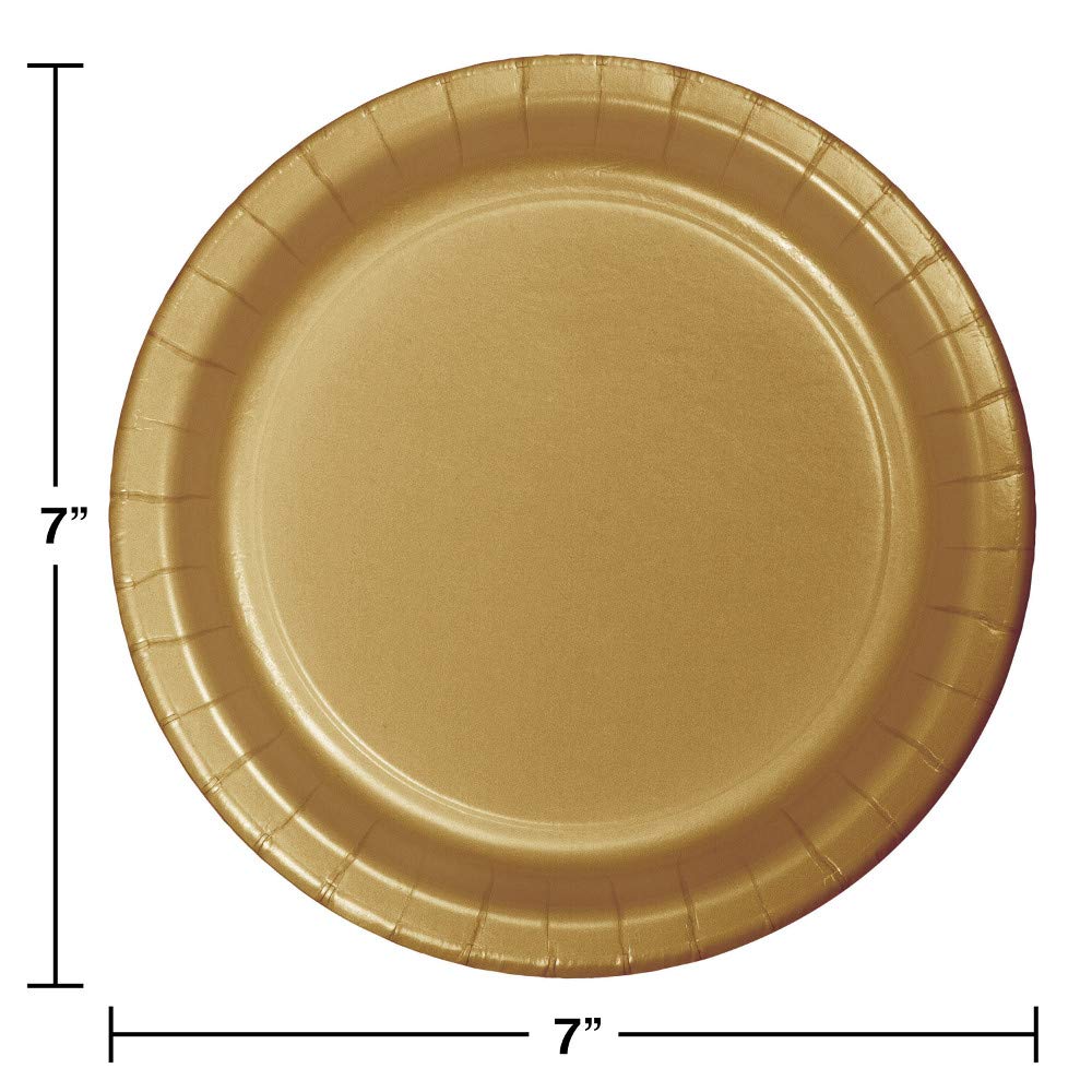 Glittering Gold Party Supplies Kit Serves 24 - Creative Converting Official Imagery - 4