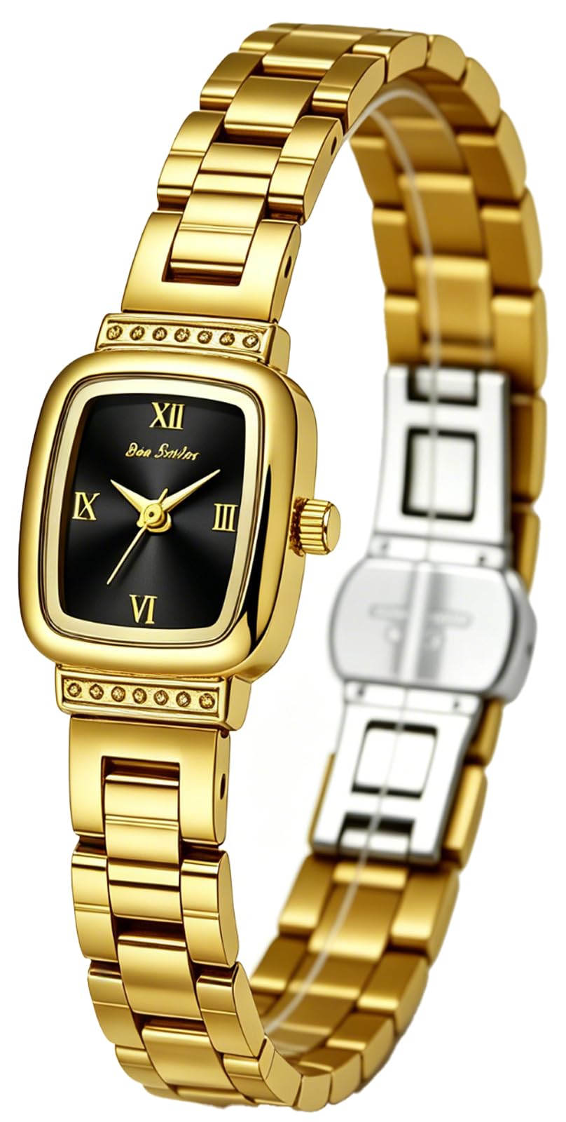 FANMIS Dainty Square Watch for Women Small Gold Bracelet - FANMIS Official Imagery - 8