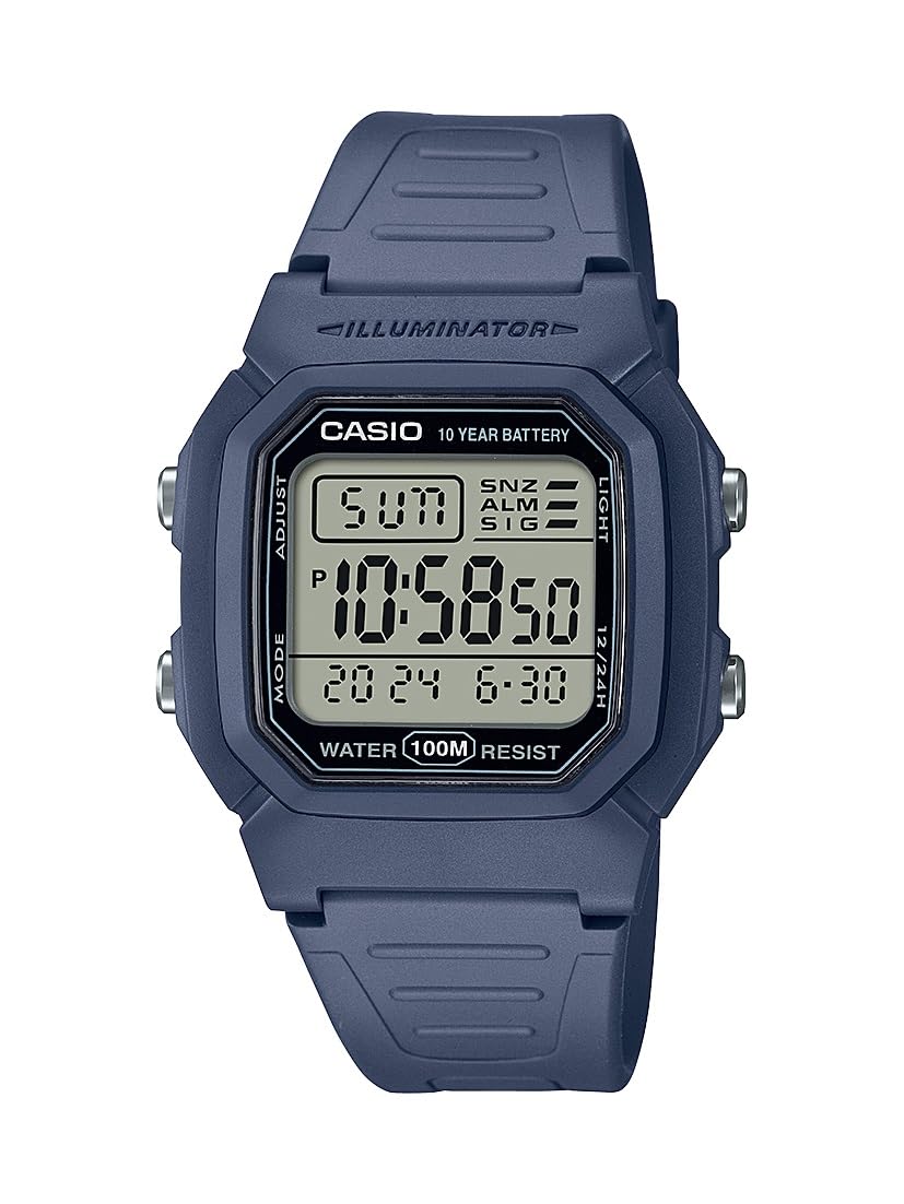 Casio W800HG Series | Men’s Digital Watch | 100 Meter Water Resistance - View 6