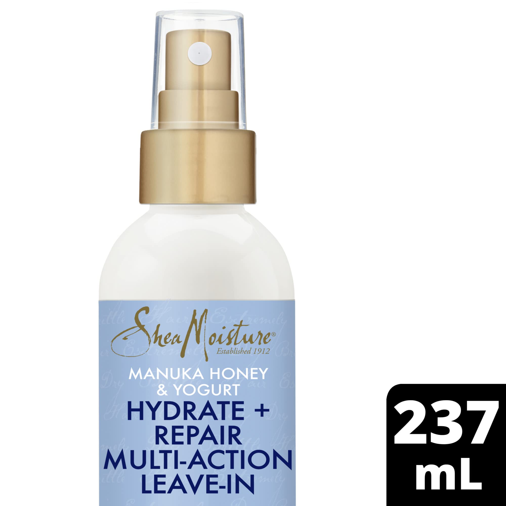 Shea Moisture Manuka Honey & Yogurt Hydrate + Repair Multi-Action Leave-In, Made with Fair Trade Shea Butter